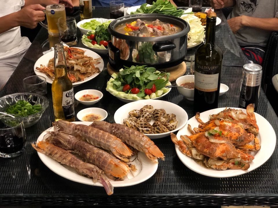 Bữa trưa và tối